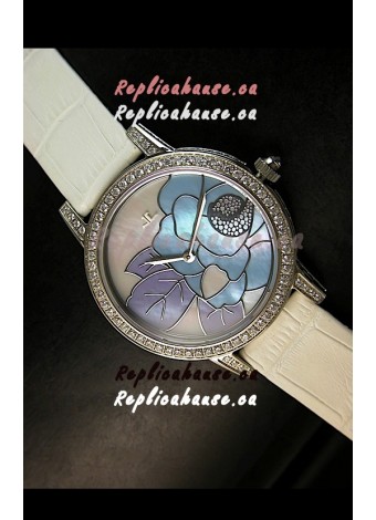 Jaeger LeCoultre Japanese Quartz Movement Ladies Watch - White Dial