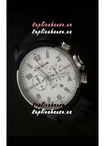 Montblanc Timewalker Watch Chrono in White Dial