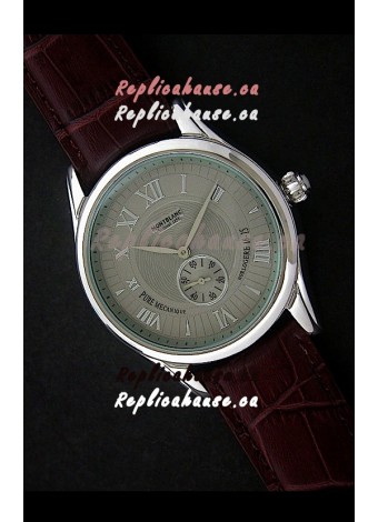 Mont Blanc Star Chrono Watch in Grey Dial