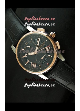 Mont Blanc Automatic Chronograph Japanese Replica Watch Black Dial