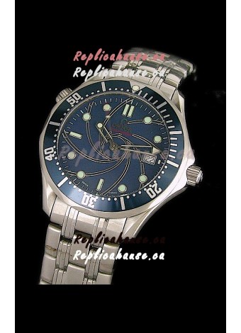 Omega Seamaster 007 Swiss Watch in Blue Dial