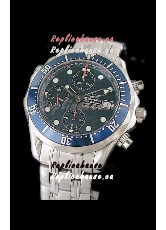 Omega Seamaster Chronograph Watch in Steel Case