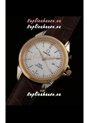 Omega Deville Escapement Mechanical Rose Golden Watch
