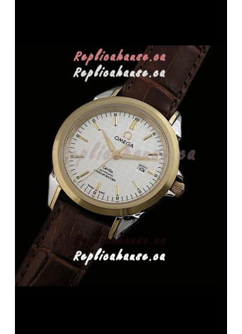 Omega Deville Escapement Mechanical Watch in White Dial