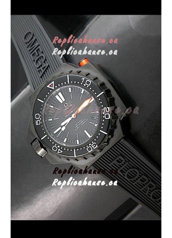 Omega Seamaster Ploprof Swiss Watch in Black Strap