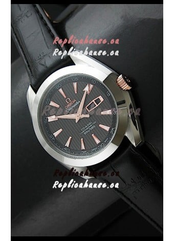 MEGA Seamaster Aqua Terra 150M Co-Axial Watch in Black Dial
