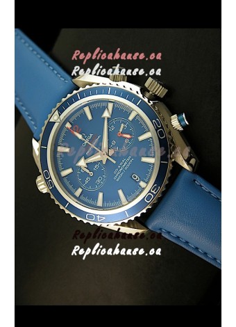 Omega Seamaster The Planet Ocean Japanese Replica Watch in Blue