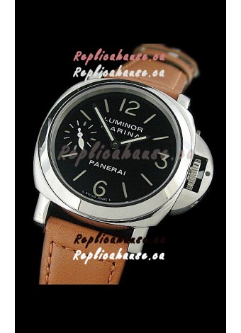 Panerai Luminor Marina Pam111 Swiss Watch - Super Luminous Hour Markers