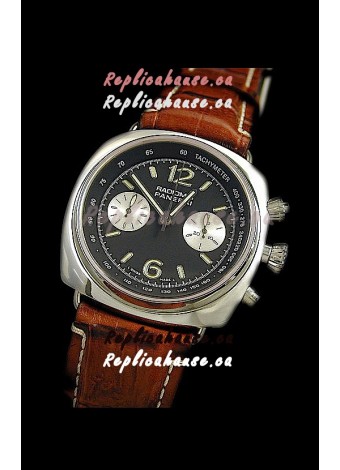 Panerai Radiomir Lemania Swiss Watch in Black Dial