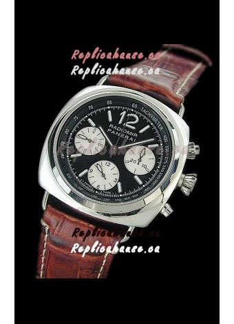 Panerai Radiomir Lemania Swiss Watch in Steel Casing