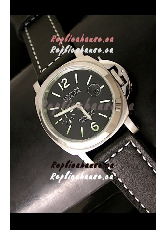 Panerai Luminor Marina Swiss Automatic Watch in Black Dial