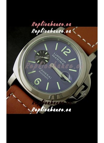 Panerai Luminor Marina Swiss Automatic Watch in Blue Dial