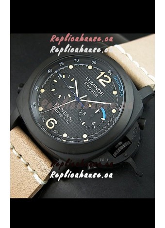 Panerai Luminor Regatta Rattrapante Japanese Replica PVD Watch