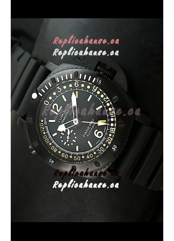 Panerai Luminor Submersible PAM193 Japanese Replica Watch Black Dial