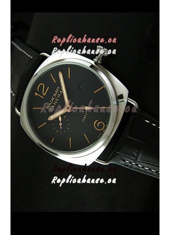 Panerai Radiomir GMT Japanese Replica Watch in Black Dial