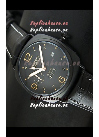 Panerai Radiomir PAM497 10 Days Japanese Replica Watch in PVD Case