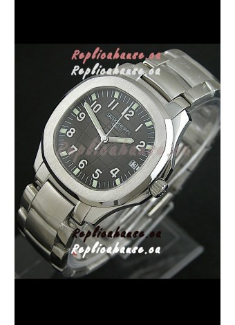 Patek Phillipe Nautilis Swiss Replica Watch in Black Dial