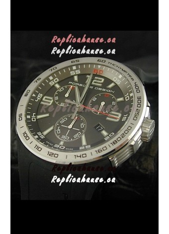 Porsche Design Flat Six P'6320 Japanese Watch in Grey 