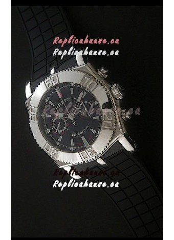 Roger Dubuis Lemania Easy Diver Swiss Watch in Black Dial