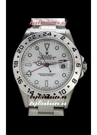 Rolex Explorer II Japanese Replica Automatic Watch in White