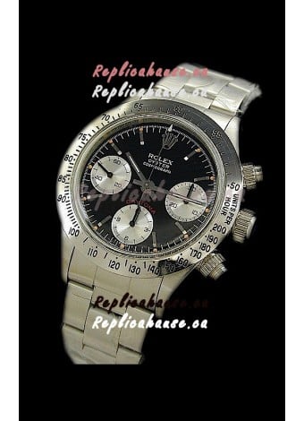 Rolex Oyster Cosmograph Swiss Replica Watch in Black Dial