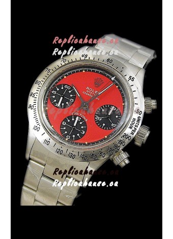 Rolex Oyster Cosmograph Swiss Replica Watch in Red Dial