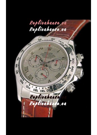 Rolex Oyster Cosmograph Swiss Replica Watch in Meteorite Grey Dial