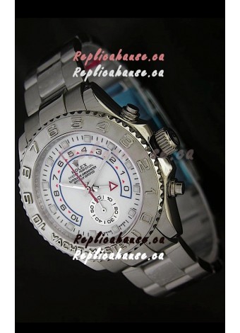 Rolex Yachtmaster II Swiss Replica Watch in White Dial