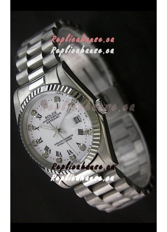 Rolex Datejust Oyster Perpetual Diamonds Swiss Watch