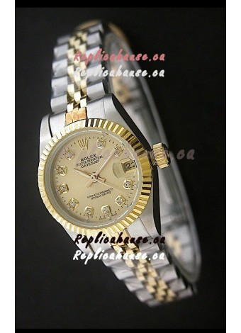 Rolex Datejust Oyster Perpetual Superlative ChronoMeter Swiss Gold Watch 