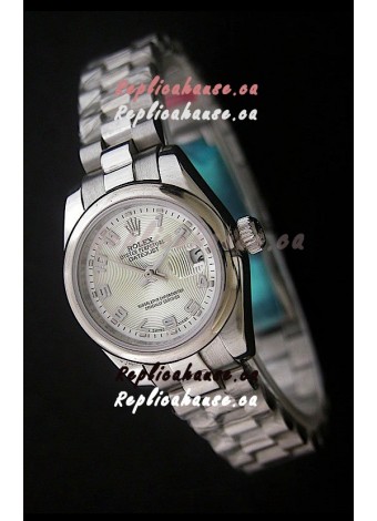 Rolex Datejust Oyster Perpetual Superlative ChronoMeter Japanese Steel Watch 