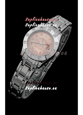 Rolex Datejust Ladies Japanese Replica Ladies Watch in Champagne Dial