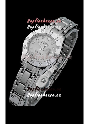 Rolex Datejust Ladies Swiss Replica Ladies Watch in Grey Dial