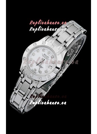 Rolex Datejust Ladies Swiss Replica Ladies Watch in Diamond Markers