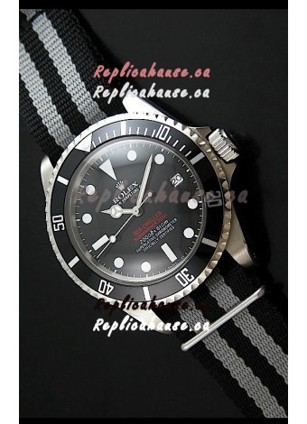 Rolex Oyster Vintage Date Sea-dewller Submariner Japanese Replica Watch in Black Dial