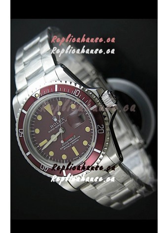 Rolex Vintage Submariner Swiss Replica Watch in Mulberry Dial