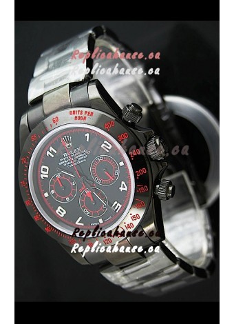 Rolex Daytona Cosmograph Swiss Replica Black PVD Watch 