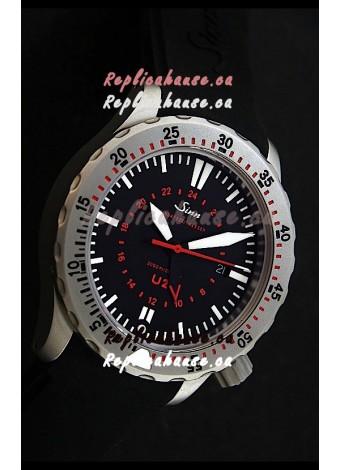 Sinn U2 EZM 5 Diver Swiss Watch in Titanium Casing