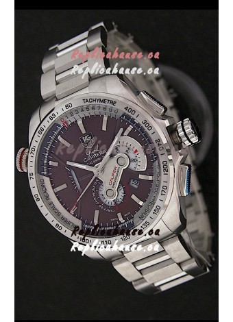 Tag Heuer Grand Carrera Calibre 36  Swiss Chronograph Watch in Brown Dial