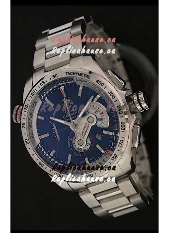 Tag Heuer Grand Carrera Calibre 36  Swiss Chronograph Watch in Blue Dial