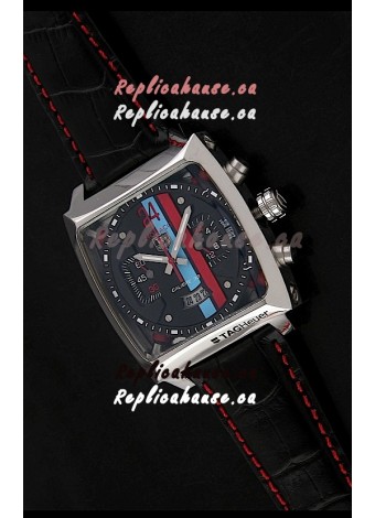 Tag Heuer Monaco Twenty Four Concept Chronograph Watch in Black Dial