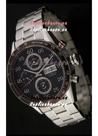 Tag Heuer Carrera Calibre 16 Japanese Watch in Brown Dial