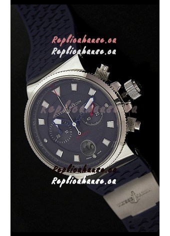 Ulysse Nardin Marine Blue Seal Chronograph Swiss Watch