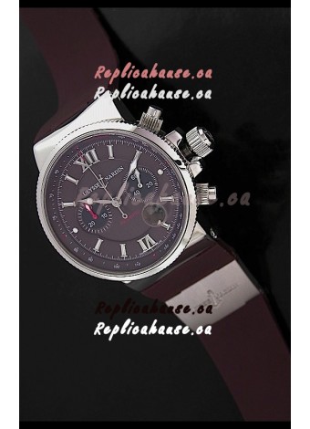Ulysse Nardin UN No.250 Swiss Automatic Watch in Chocolate Dial