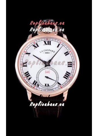 Chopard Louis-Ulysse The Tribute Rose Gold White Dial Swiss Watch