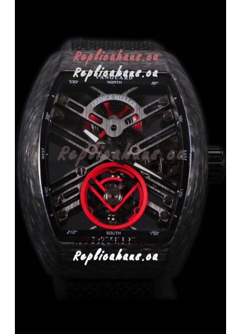 Franck Muller Vanguard Skeleton Tourbillon Swiss Replica Watch