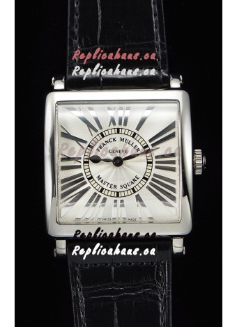 Franck Muller Master Square Ladies Black Strap 1:1 Mirror Replica Watch