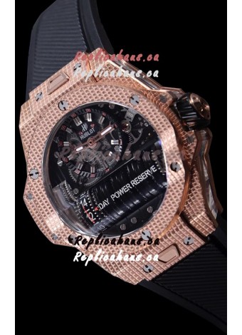 Hublot Big Bang MP-11 Power Reserve 3D Gold Carbon Replica Watch