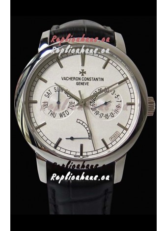 Vacheron Constantin Traditionnelle Day Date Steel Swiss Replica Watch 