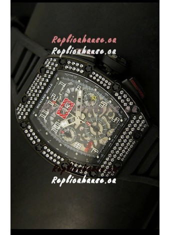Richard Mille Filippe Massa Edition Titanium Swiss Watch in PVD Case